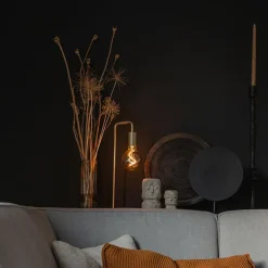 Art Deco Tischlampe Messing - Facil