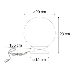 Art Deco Tischlampe Messing mit grünem Glas - Pallon