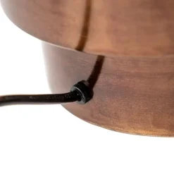 Art Deco Tischlampe mit Schirm weiß 50 cm - Bruut