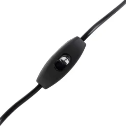 Art Deco Tischlampe mit Veloursschirm rot 35 cm - Diverso