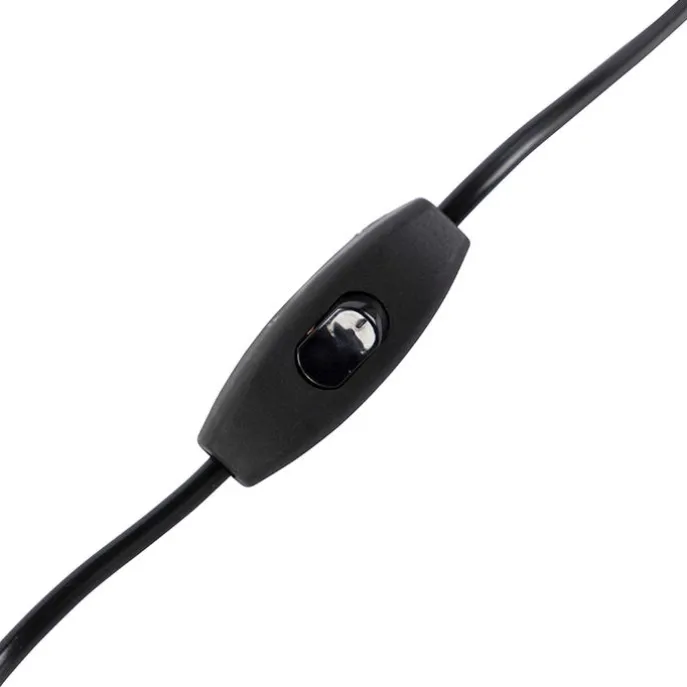 Art Deco Tischlampe mit Veloursschirm rot 35 cm - Diverso