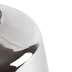 Art Deco Tischlampe schwarz mit Rauchglas 30 cm - Kevin