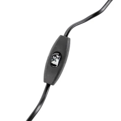 Art Deco Tischleuchte mit Veloursschirm grün 35 cm - Diverso