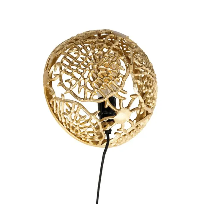 Art Deco Wandlampe Gold - Maro