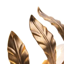 Art Deco Wandleuchte Antikgold - Linden