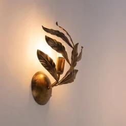 Art Deco Wandleuchte Antikgold - Linden