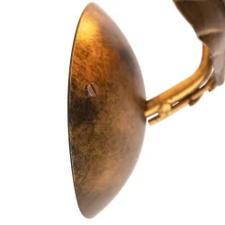 Art Deco Wandleuchte Antikgold - Linden