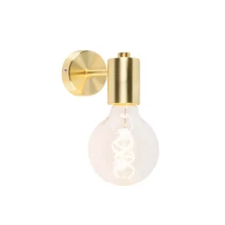 Art Deco Wandleuchte Gold Neigbar - Facil