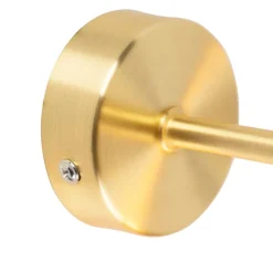 Art Deco Wandleuchte Gold Neigbar - Facil