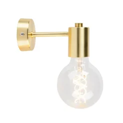 Art Deco Wandleuchte Gold Neigbar - Facil