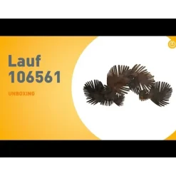 Art Deco Wandleuchte Kupfer 76 cm 2-flammig - Lauf