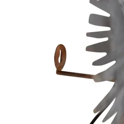 Art Deco Wandleuchte Kupfer 76 cm 2-flammig - Lauf