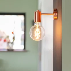 Art Deco Wandleuchte Kupfer Verstellbar - Facil