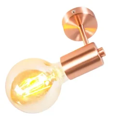 Art Deco Wandleuchte Kupfer Verstellbar - Facil