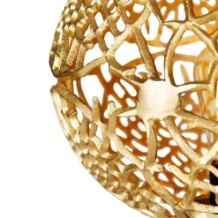 Art-déco-Stehleuchte Stativ Schwarz mit Gold - Maro