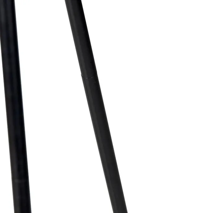 Art-déco-Stehleuchte Stativ Schwarz mit Gold - Maro