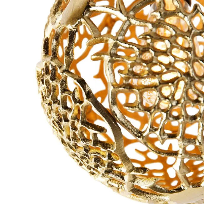 Art-Deco-Deckenleuchte Gold mit Schwarz - Maro