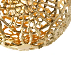 Art-Deco-Deckenleuchte Gold mit Schwarz - Maro