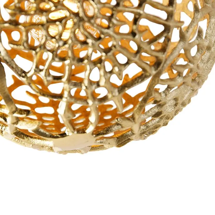 Art-Deco-Deckenleuchte Gold mit Schwarz - Maro