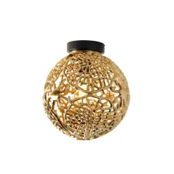 Art-Deco-Deckenleuchte Gold mit Schwarz - Maro