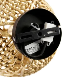 Art-Deco-Deckenleuchte Gold mit Schwarz - Maro