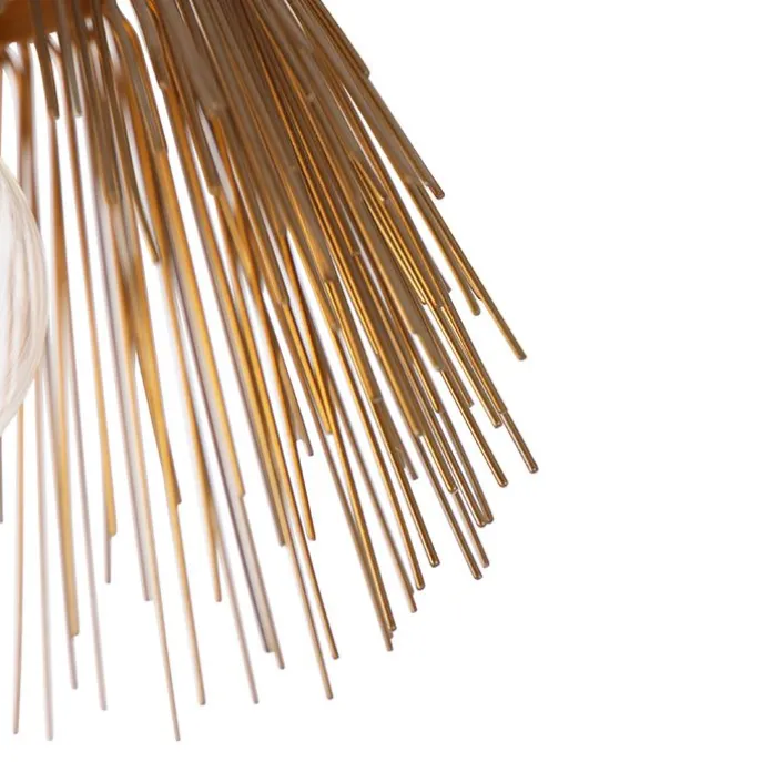 Art-Deco-Deckenleuchte Gold mit Lichteffekt - Broom