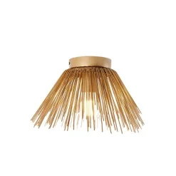 Art-Deco-Deckenleuchte Gold mit Lichteffekt - Broom