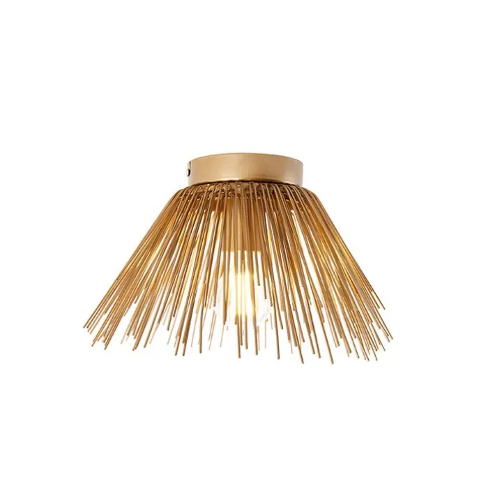 Art-Deco-Deckenleuchte Gold mit Lichteffekt - Broom