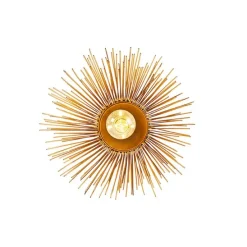 Art-Deco-Deckenleuchte Gold mit Lichteffekt - Broom