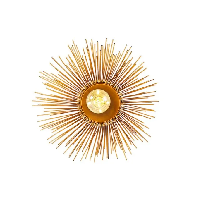 Art-Deco-Deckenleuchte Gold mit Lichteffekt - Broom