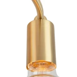 Art-Deco-Deckenleuchte Messing 4-flammig - Facile