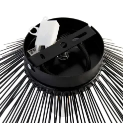 Art-Deco-Deckenleuchte schwarz mit Lichteffekt - Broom