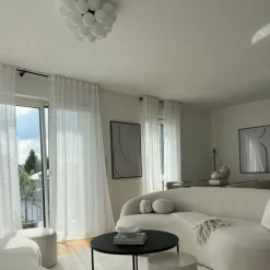 Art-Deco-Deckenleuchte schwarz mit Opalglas 6-flammig - Uvas