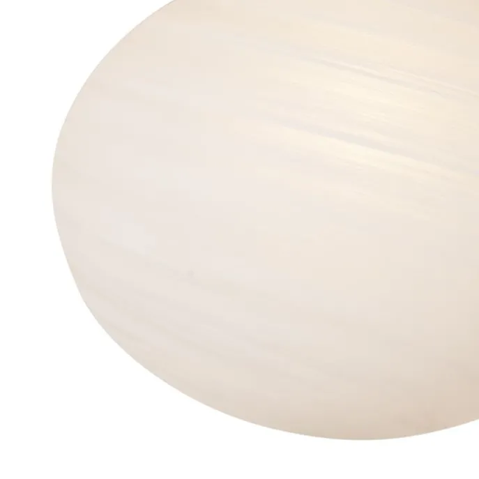 Art-Deco-Hängelampe Gold mit Opalglas 5-flammig - Yani