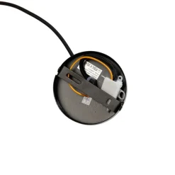 Art-Deco-Hängelampe Gold mit Schwarz - Wesley