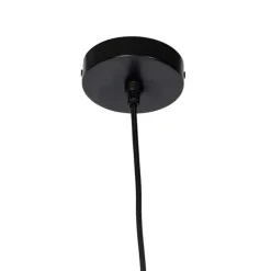 Art-Deco-Hängelampe Gold mit Schwarz - Wesley