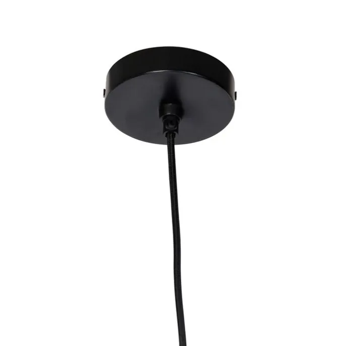 Art-Deco-Hängelampe Gold mit Schwarz - Wesley