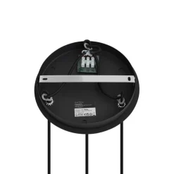 Art-Deco-Hängelampe schwarz mit Rauchglas rund 3-flammig - Vidro