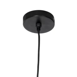 Art-Deco-Hängeleuchte Gold mit Schwarz - Maro