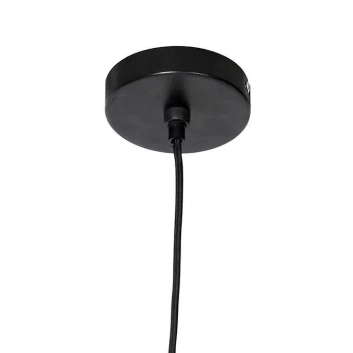 Art-Deco-Hängeleuchte Gold mit Schwarz - Maro