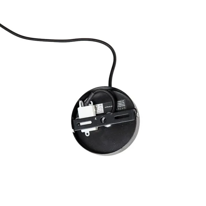 Art-Deco-Hängeleuchte Gold mit Schwarz - Maro