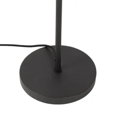 Art-Deco-Stehlampe schwarz mit Gold - Emilienne