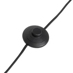 Art-Deco-Stehleuchte aus Bronze mit Marmor und bernsteinfarbenem Glas – Nina