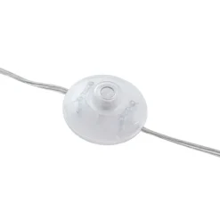 Art-Deco-Stehleuchte aus Messing mit klarem Glas - Rid