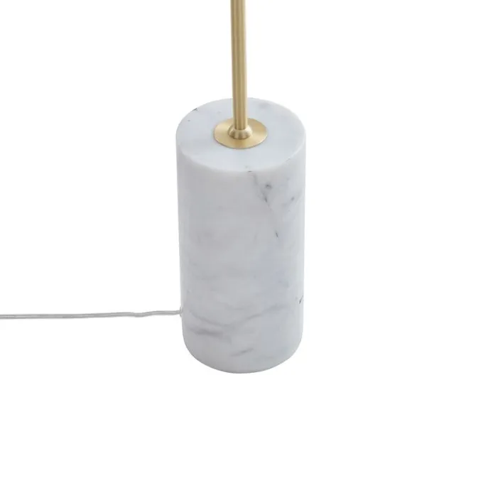 Art-Deco-Stehleuchte aus Messing mit klarem Glas - Rid