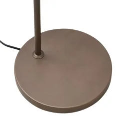 Art-Deco-Stehleuchte Dunkelbronze mit bernsteinfarbenem Glas - Sandra