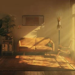 Art-Deco-Stehleuchte Gold mit Schwarz - Wesley