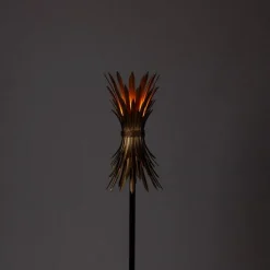 Art-Deco-Stehleuchte Gold mit Schwarz - Wesley