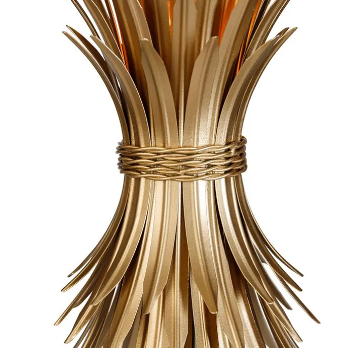 Art-Deco-Stehleuchte Gold mit Schwarz - Wesley