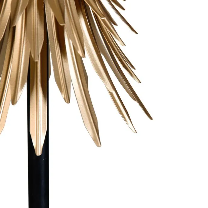 Art-Deco-Stehleuchte Gold mit Schwarz - Wesley